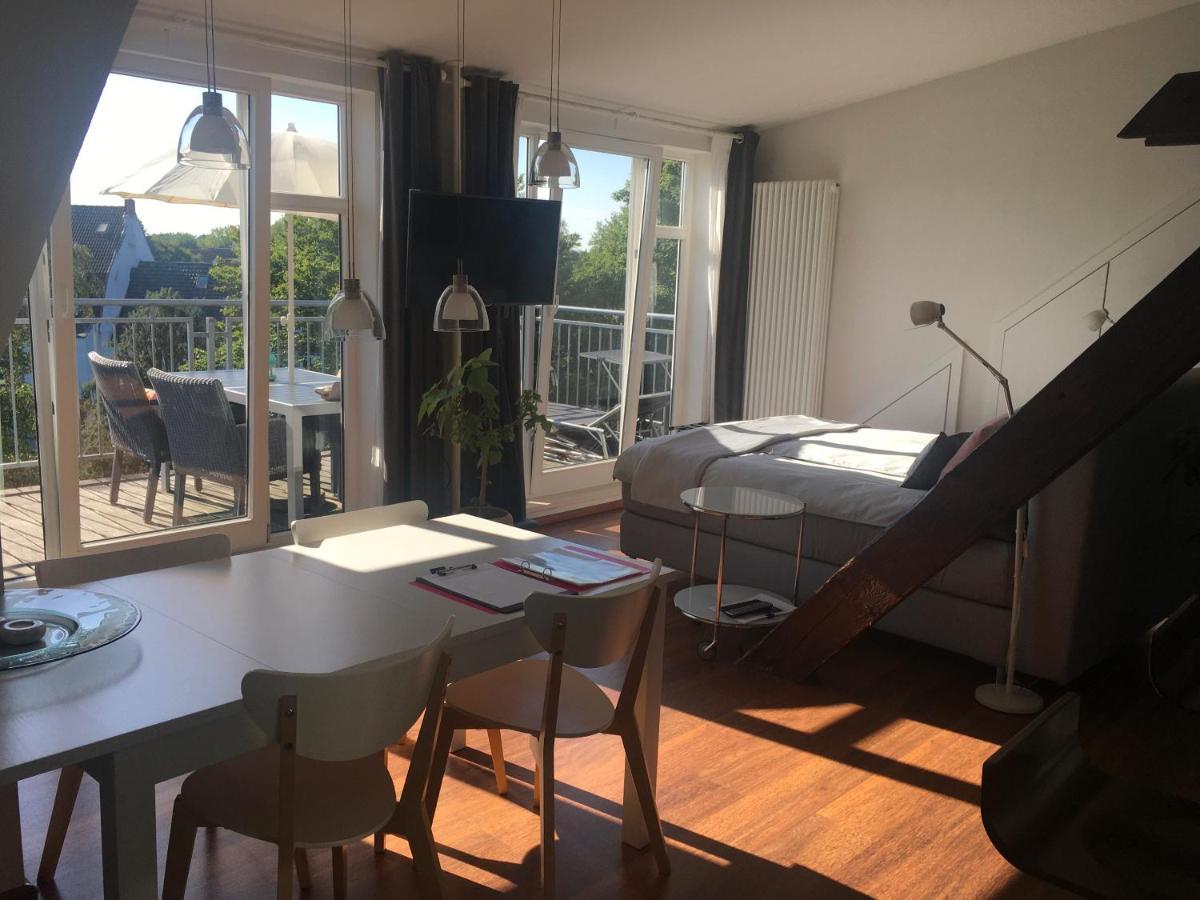Dachstudio Im Geteviertel - Citynah Bremen Bagian luar foto