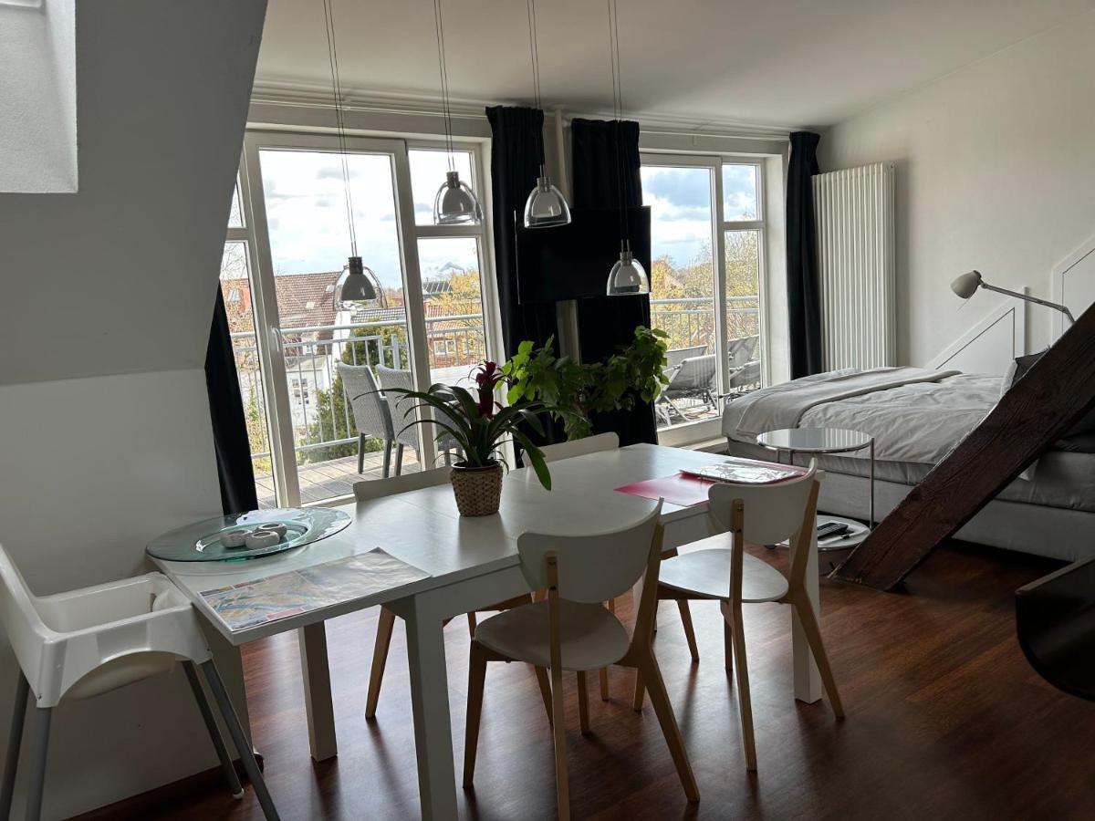 Dachstudio Im Geteviertel - Citynah Bremen Bagian luar foto