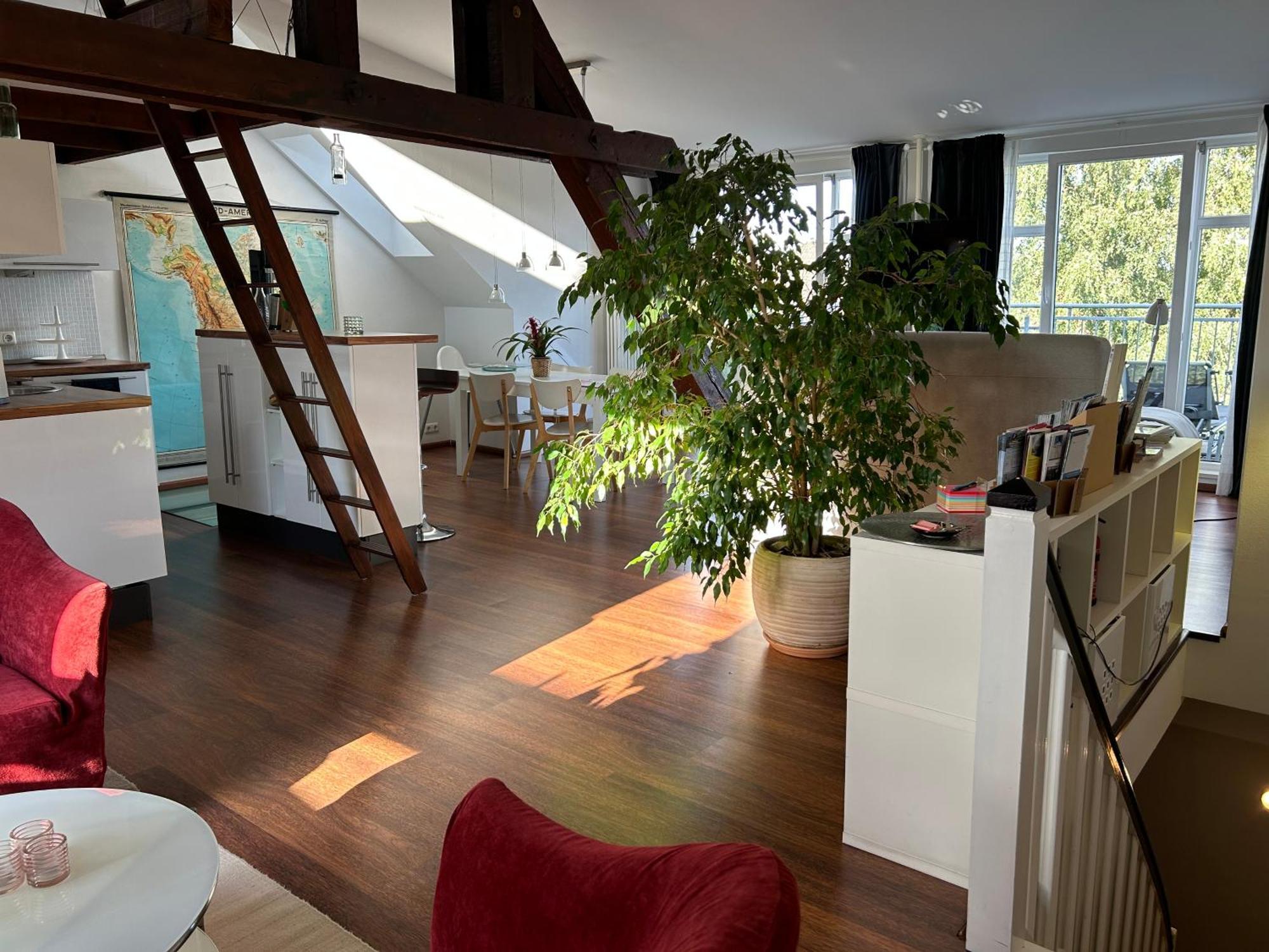 Dachstudio Im Geteviertel - Citynah Bremen Bagian luar foto