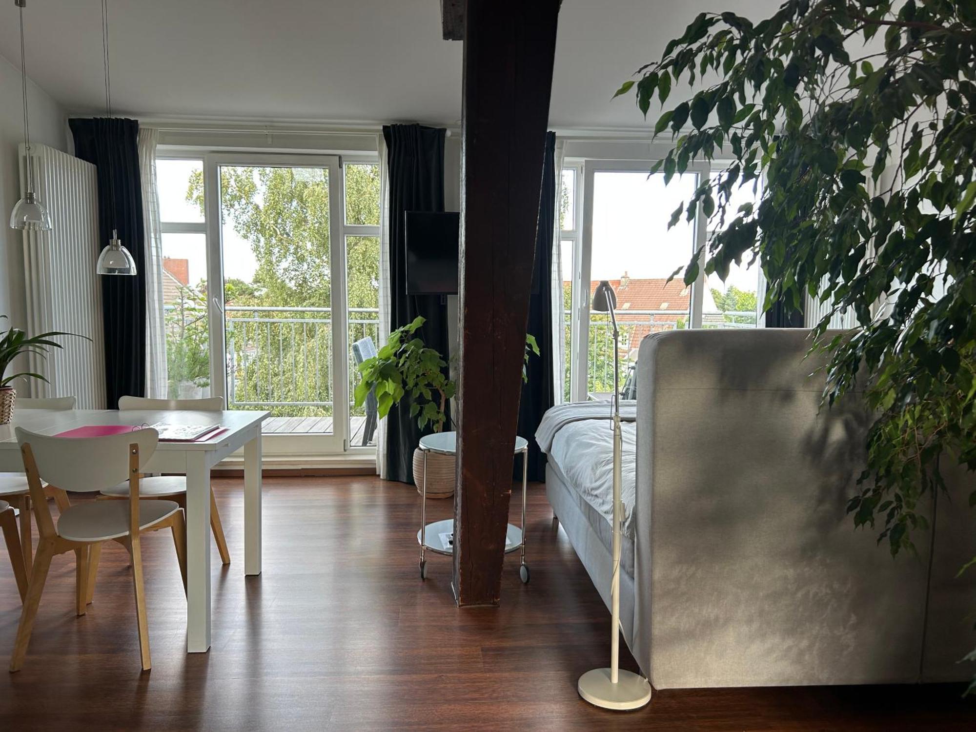 Dachstudio Im Geteviertel - Citynah Bremen Bagian luar foto